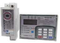 Medidor do KWH do trilho do ruído de Moçambique, medidor pagado antecipadamente da eletricidade da fase monofásica com separação CIU